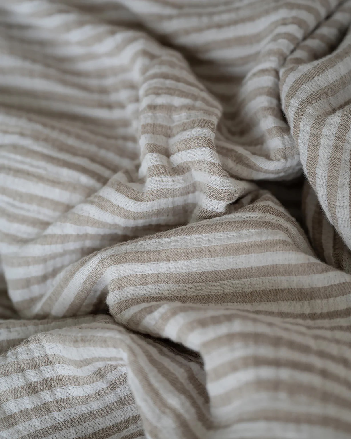 THE CLOUD DUVET SET QUEEN - PINSTRIPE