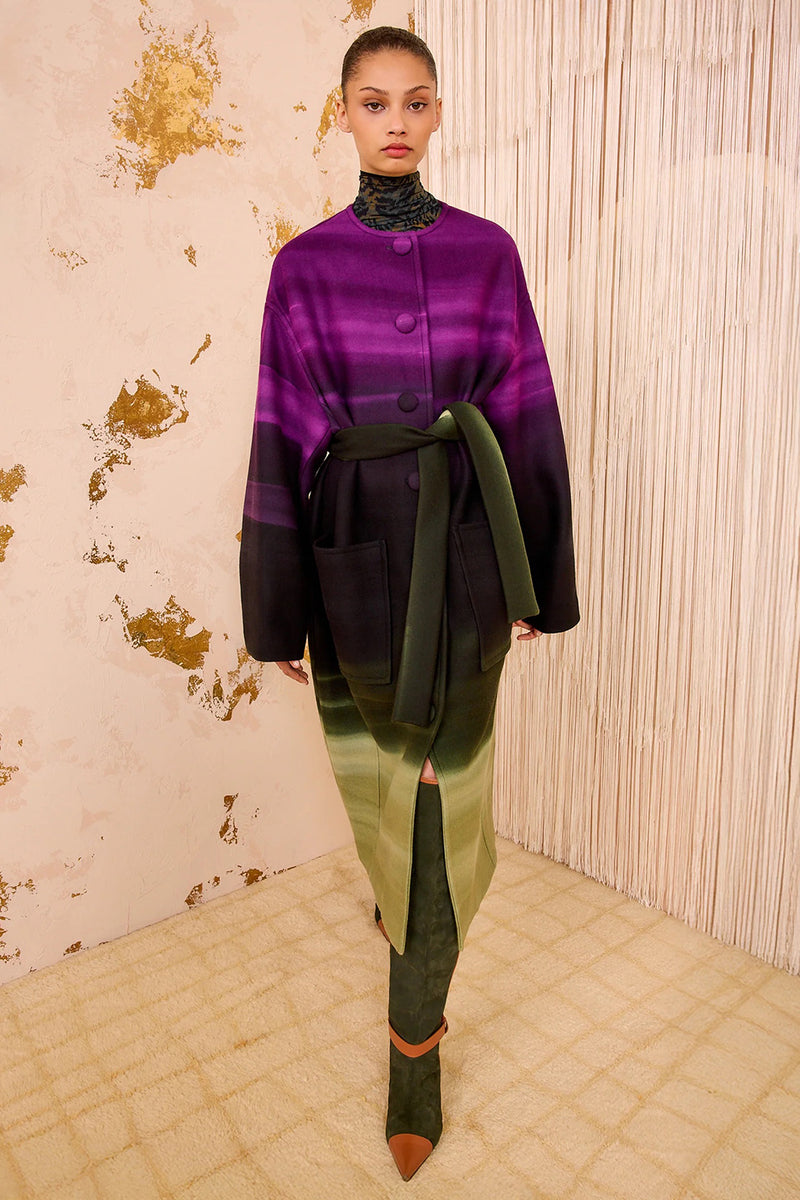 FERNANDA OVERSIZED WOOL MELTON COAT