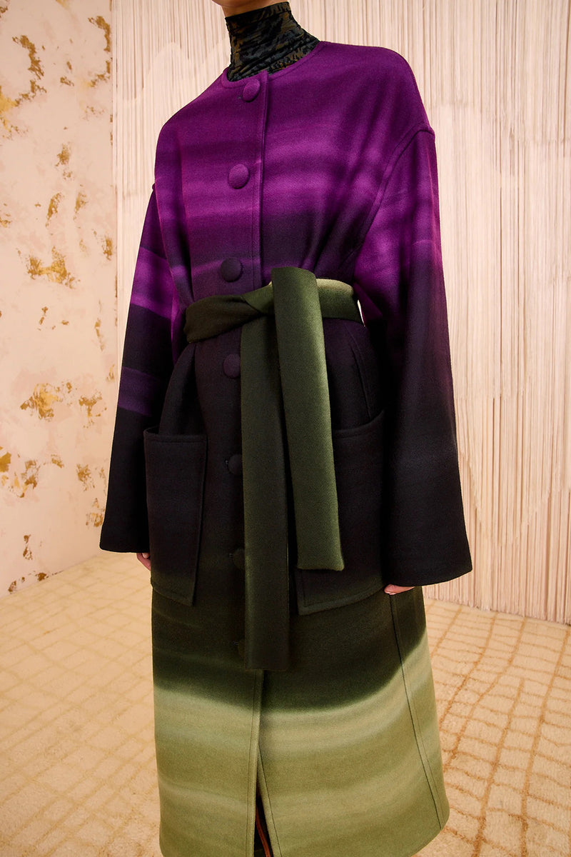 FERNANDA OVERSIZED WOOL MELTON COAT