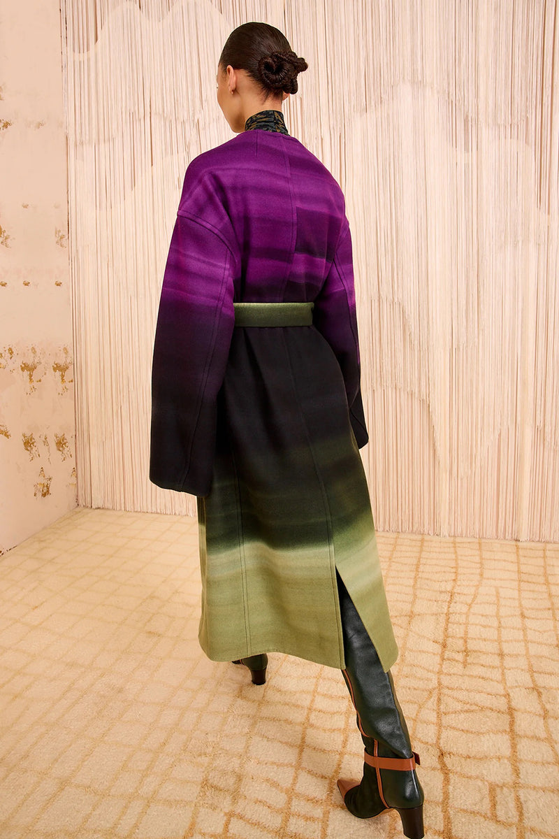 FERNANDA OVERSIZED WOOL MELTON COAT