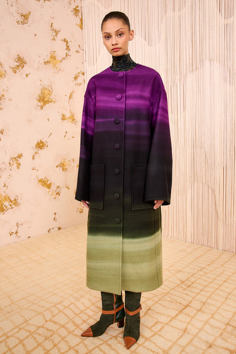 FERNANDA OVERSIZED WOOL MELTON COAT