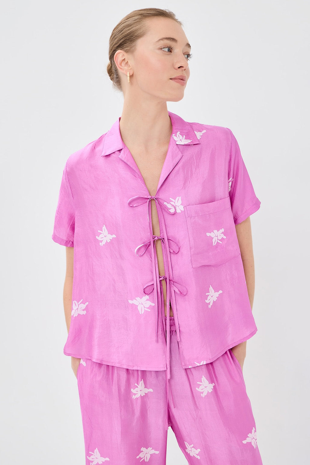 STYLA PINK JASMINE SHIRT