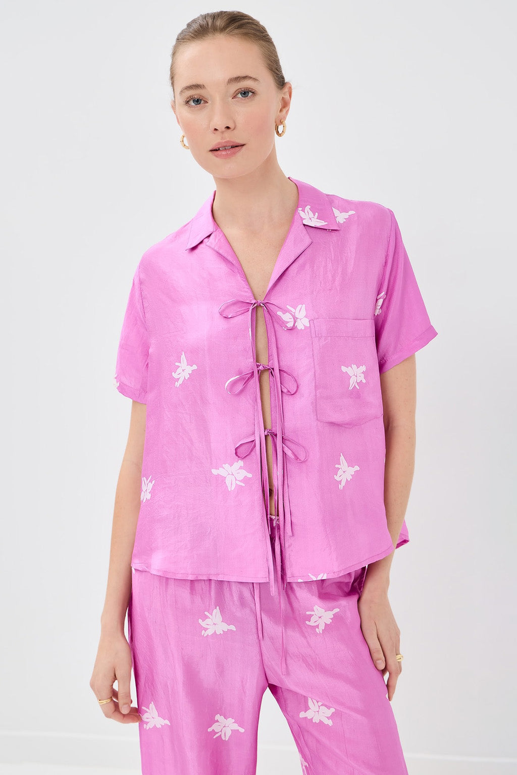 STYLA PINK JASMINE SHIRT