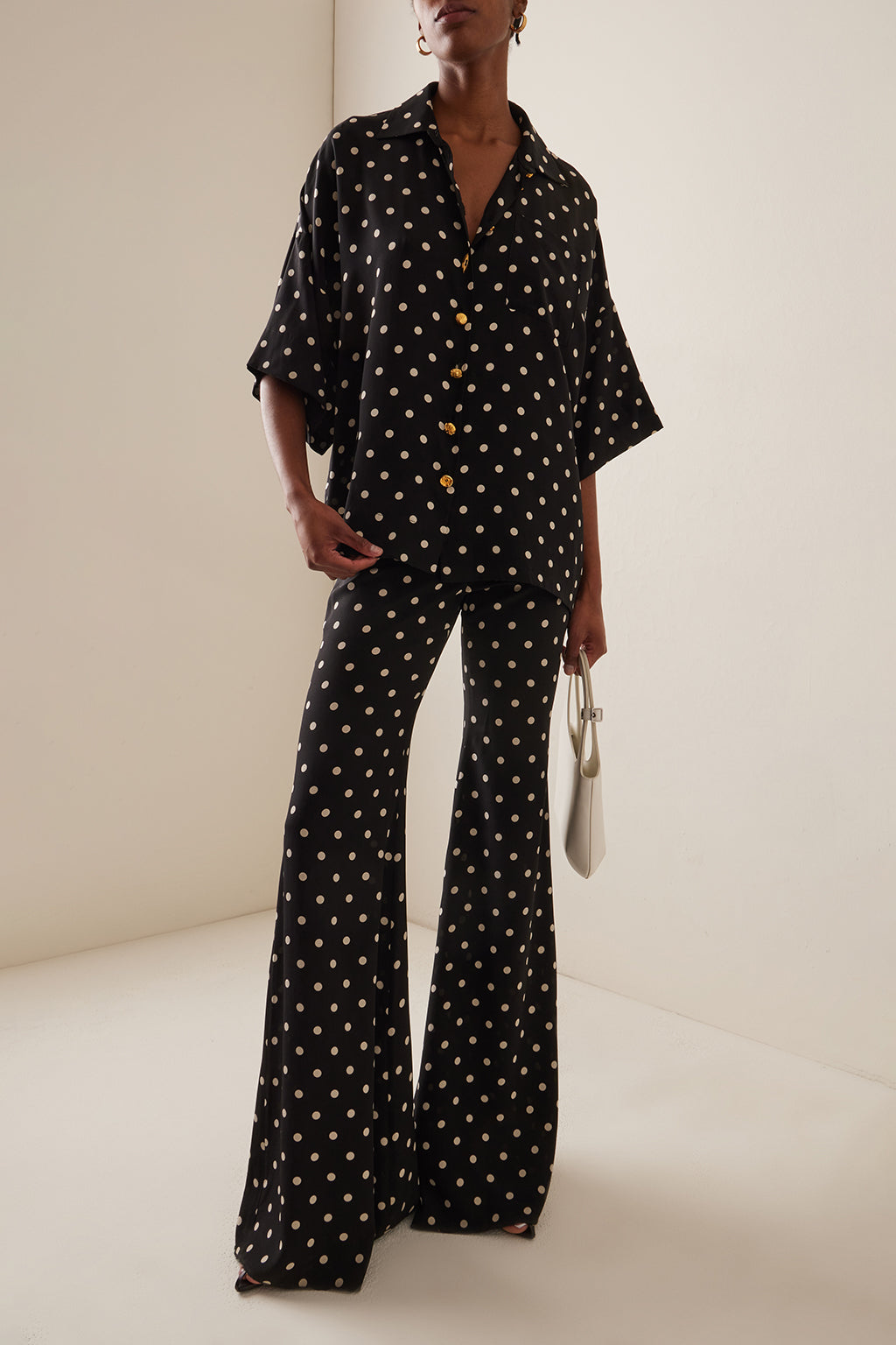 ZAOUA SILK CREPE TROUSERS