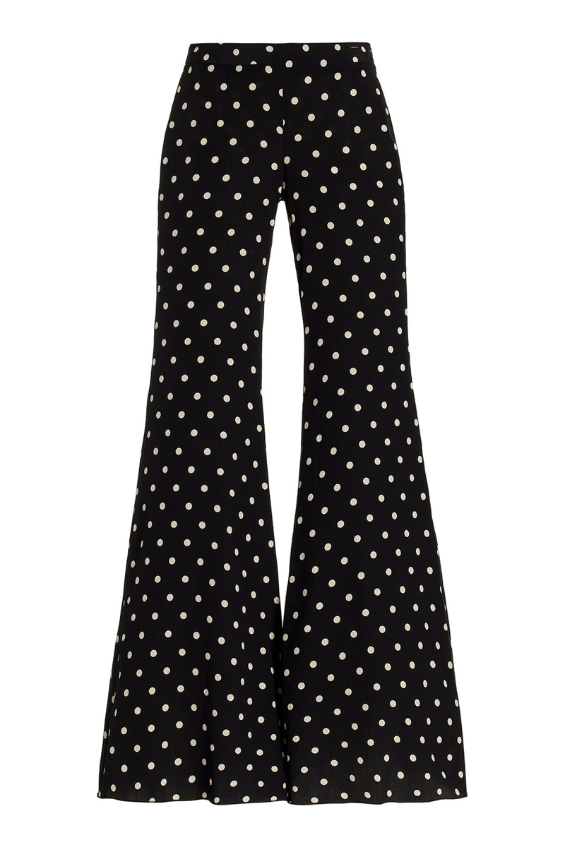ZAOUA SILK CREPE TROUSERS