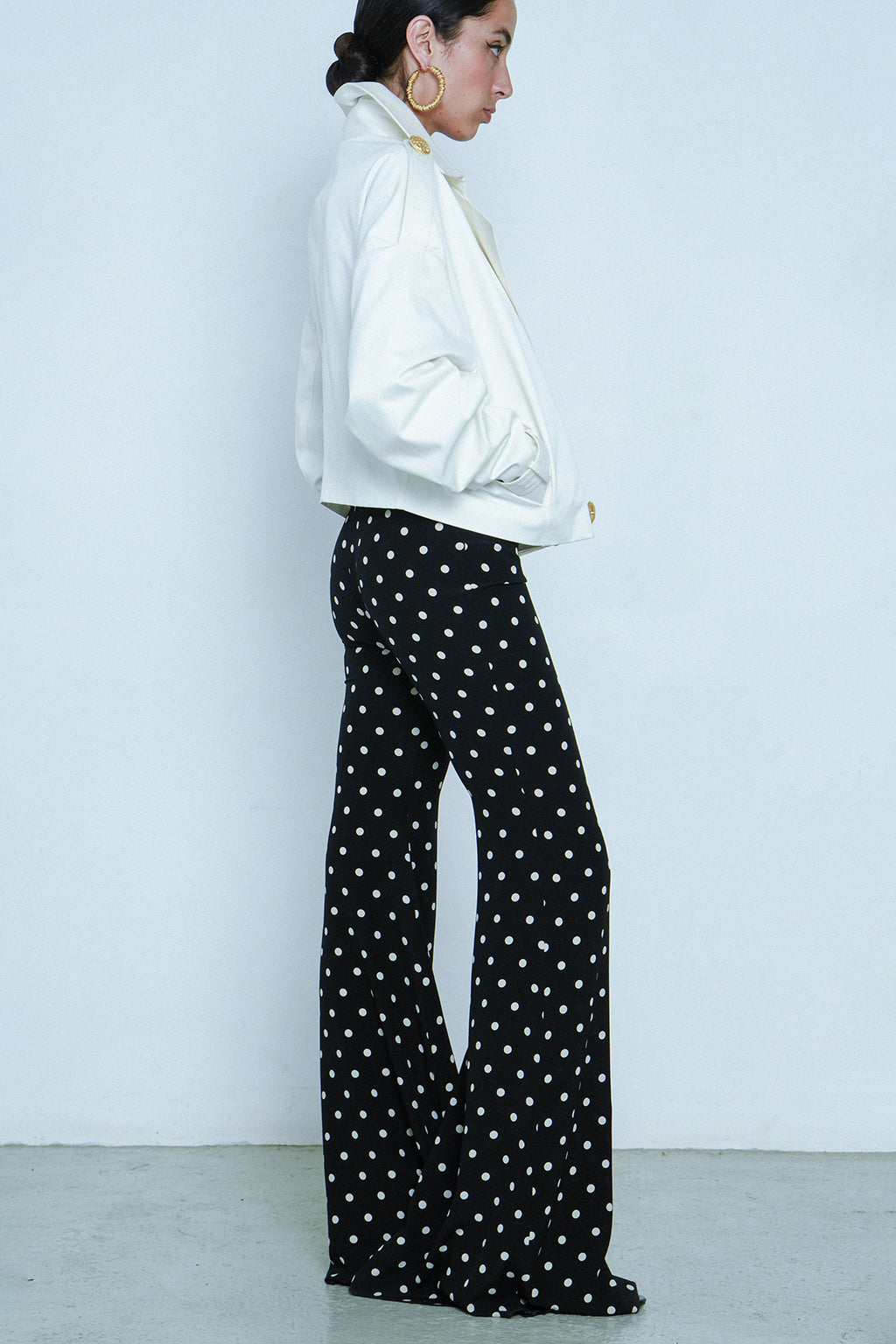 ZAOUA SILK CREPE TROUSERS