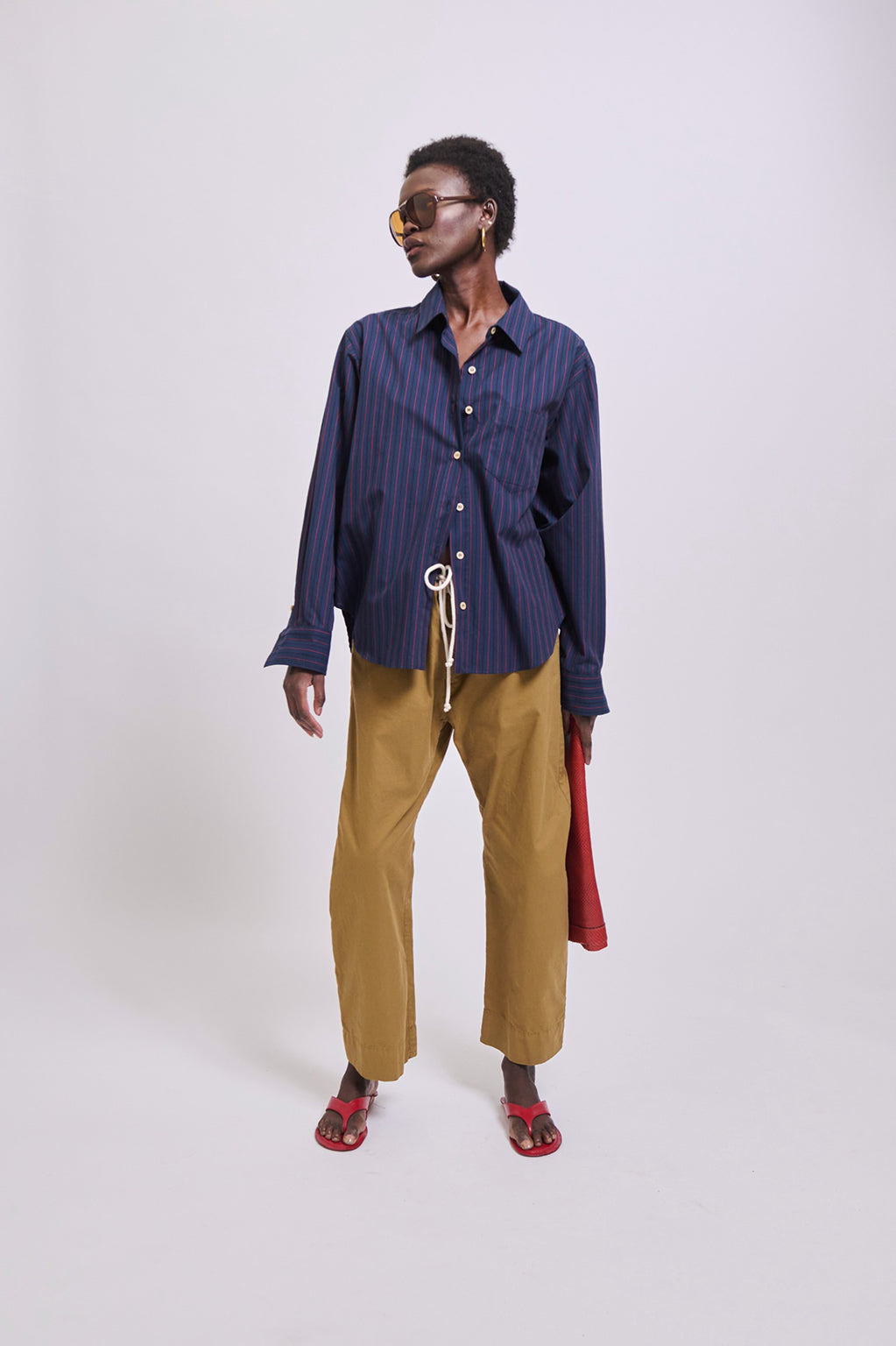 THE ROPE TIE PANT IN CAMEL *pre-order*