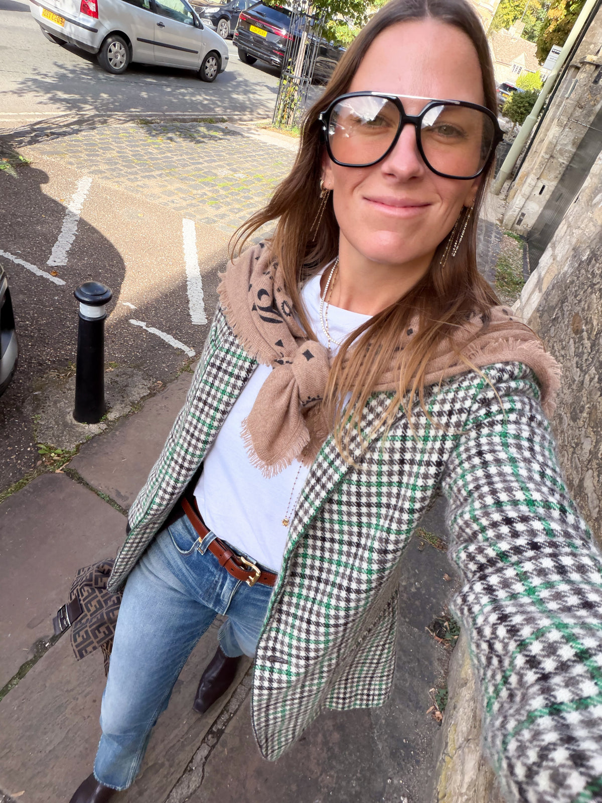 BRITISH CHECK BLAZER