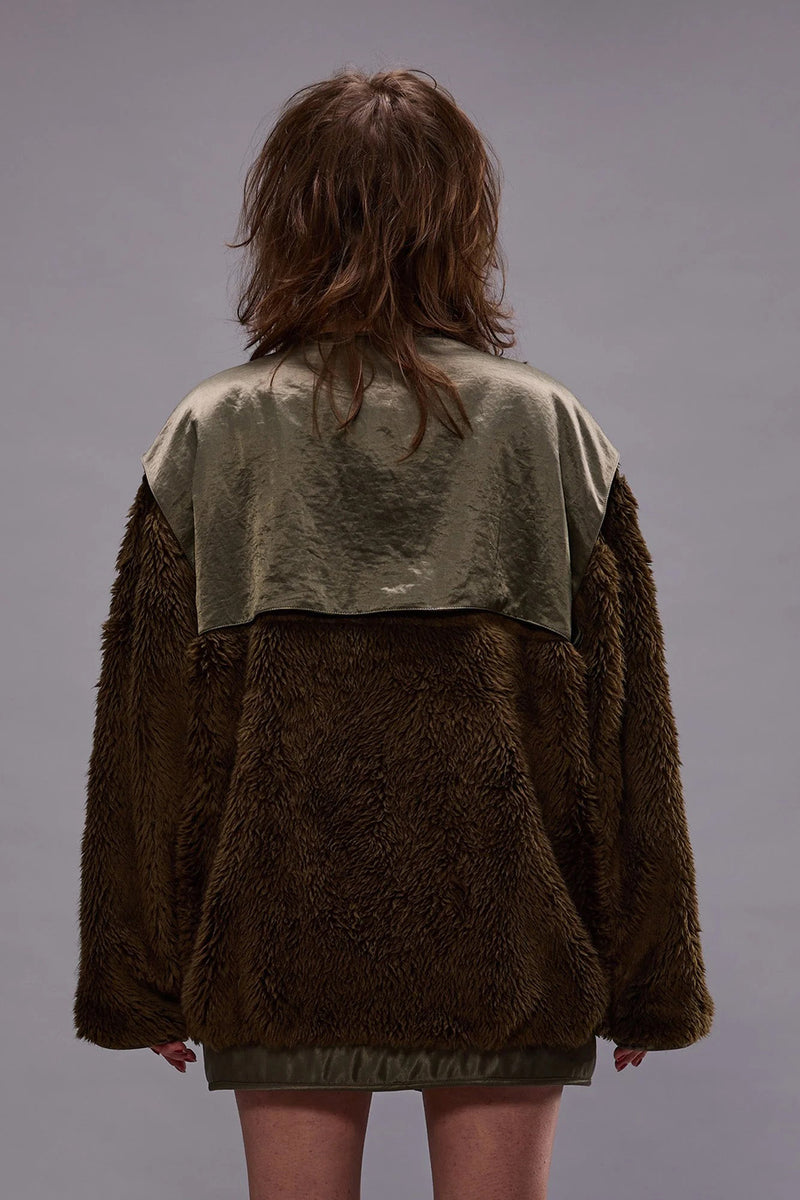 COCOON FLEECE LINER COAT