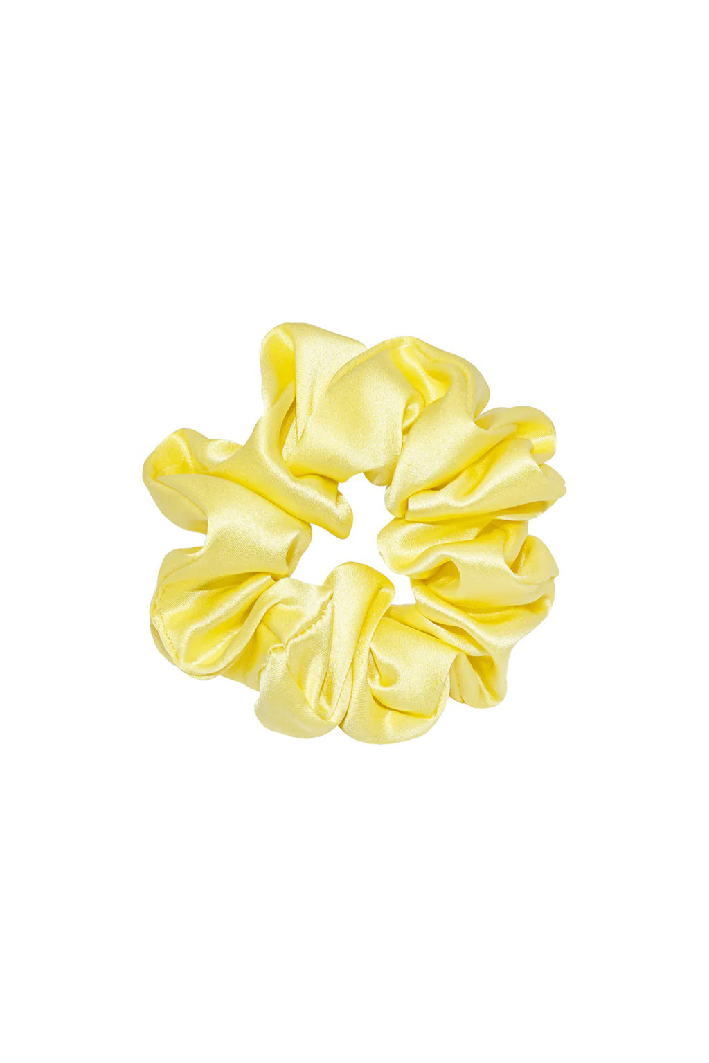 SWEET DREAMS SILK SCRUNCHIE IN DANDELION