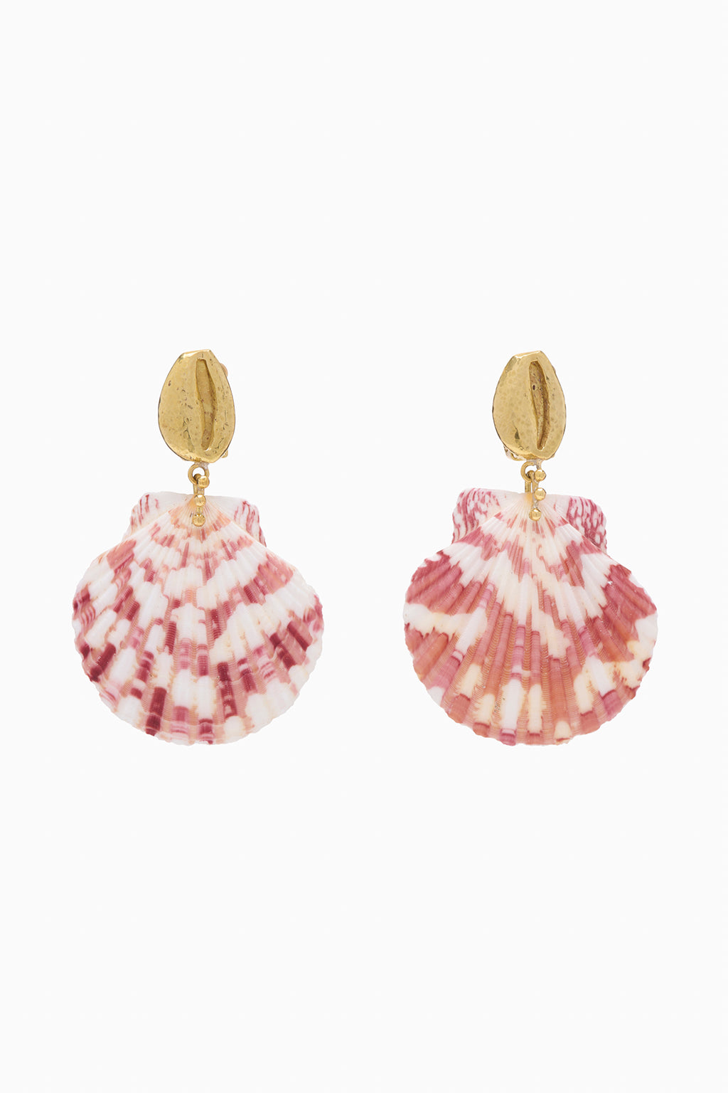 MIXED SHELL DROP EARRINGS
