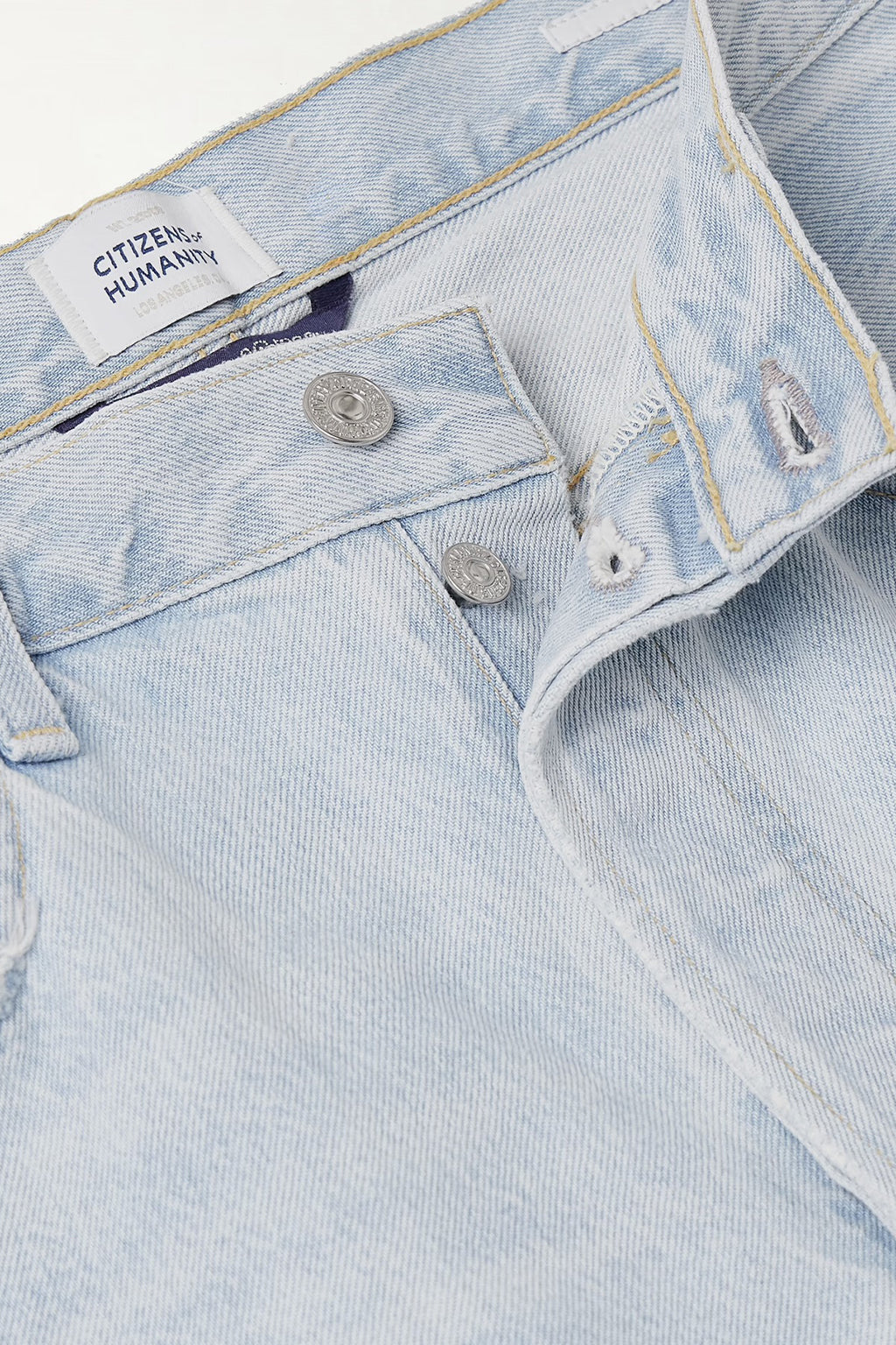 AYLA RAW HEM CROP DENIM