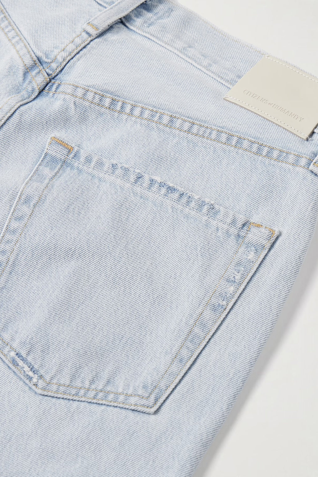 AYLA RAW HEM CROP DENIM