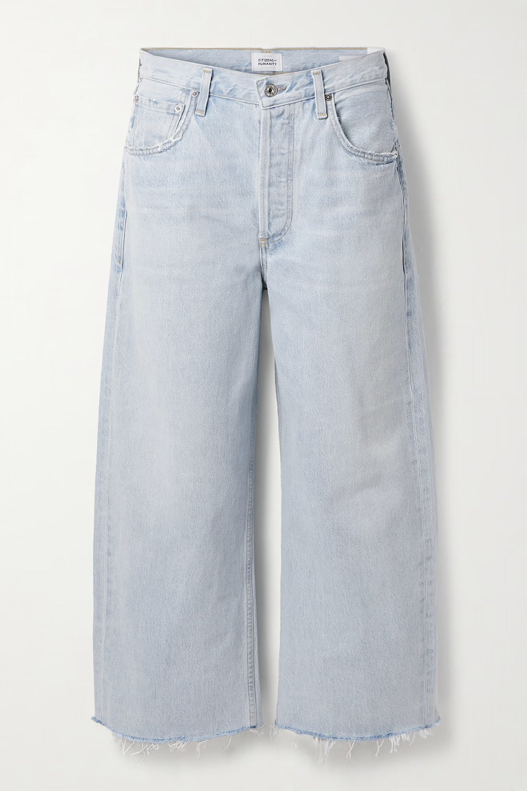 AYLA RAW HEM CROP DENIM