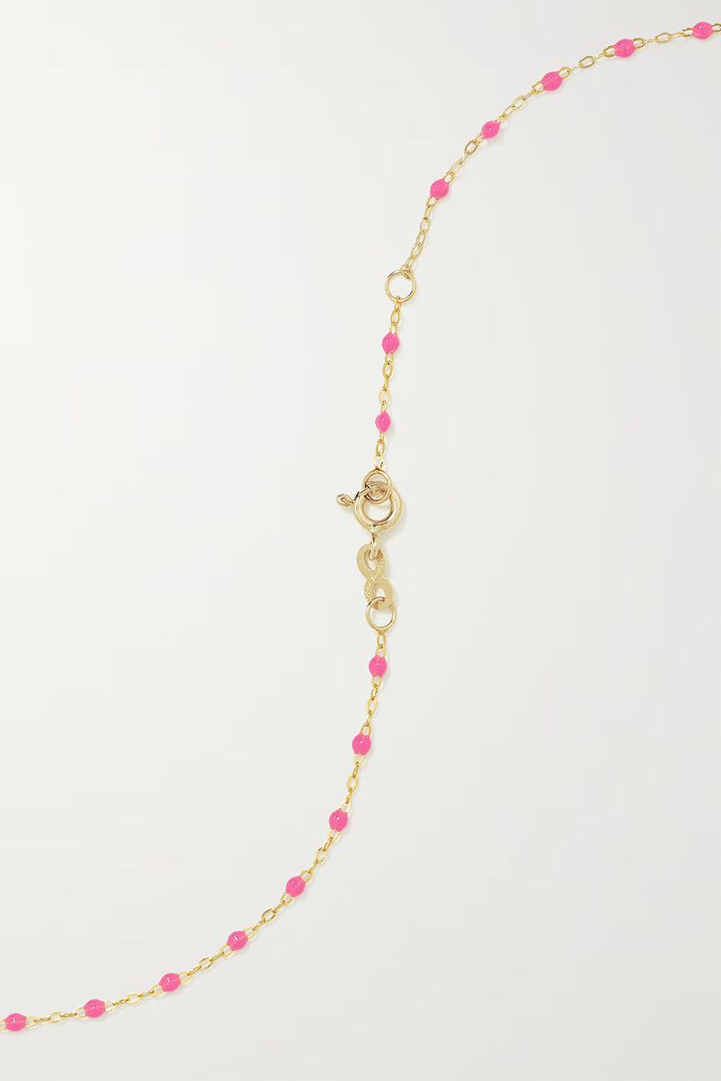 CLASSIC 16" GIGI NECKLACE IN PINK