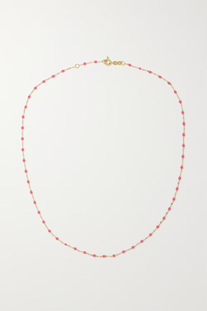 CLASSIC 16" GIGI NECKLACE IN PINK
