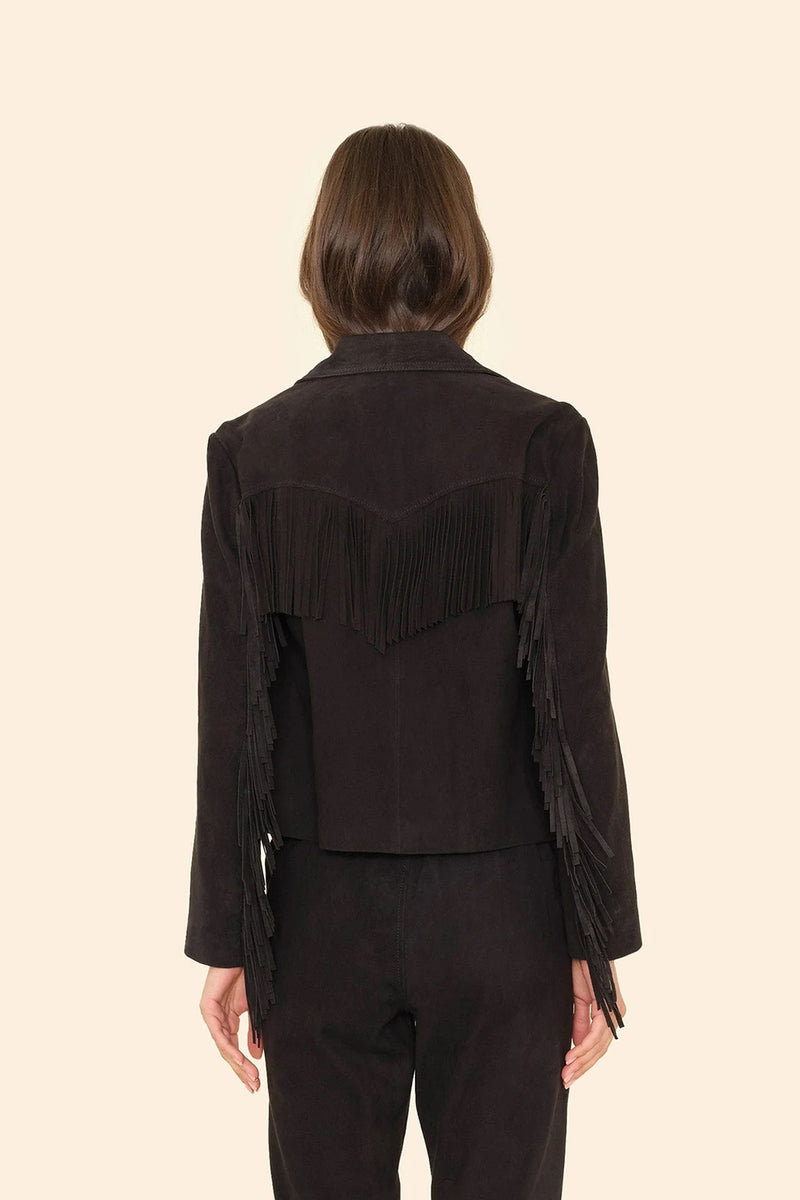 BRONCO SUEDE FRINGE JACKET *pre-order*
