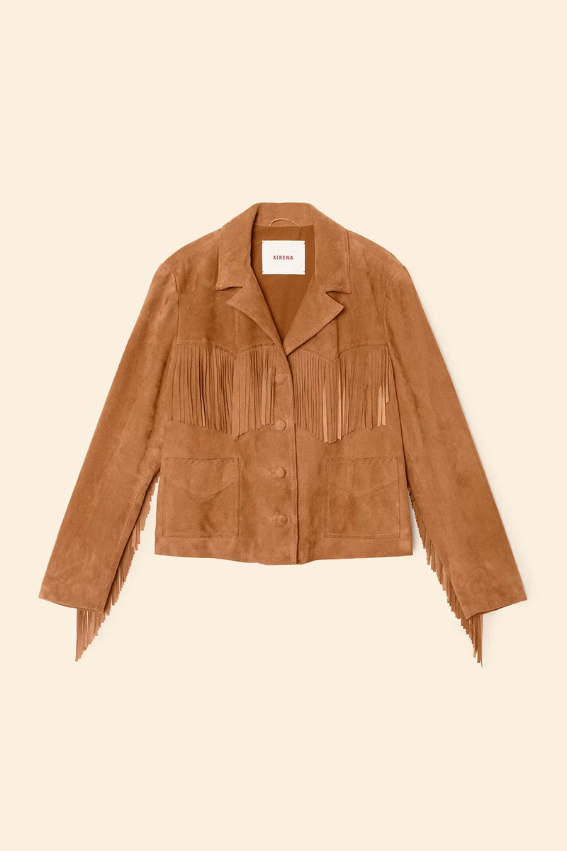 BRONCO SUEDE FRINGE JACKET *pre-order*