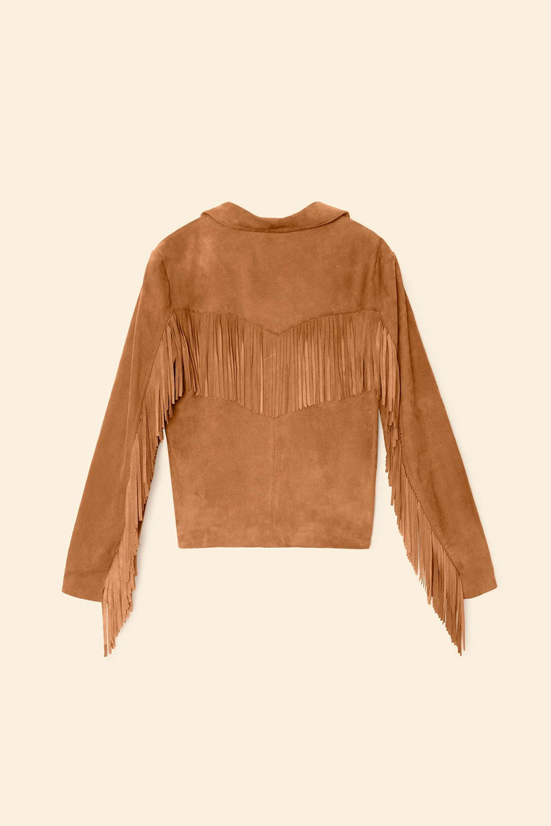 BRONCO SUEDE FRINGE JACKET *pre-order*