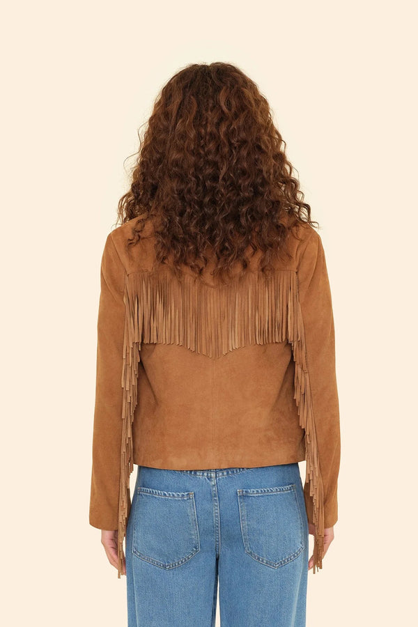 BRONCO SUEDE FRINGE JACKET *pre-order*