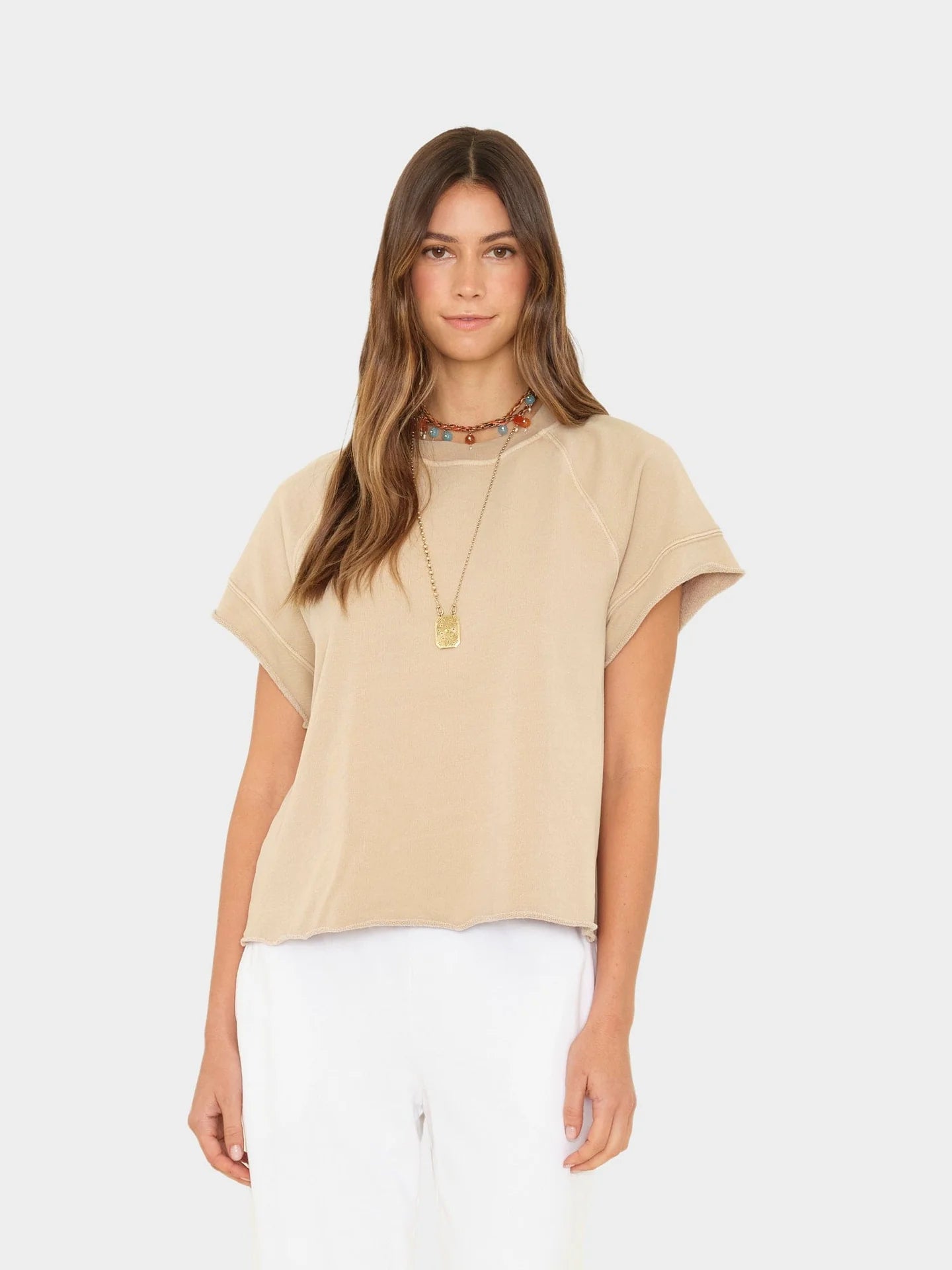 CALLIE SHORT SLEEVE SWEATSHIRT *pre-order*