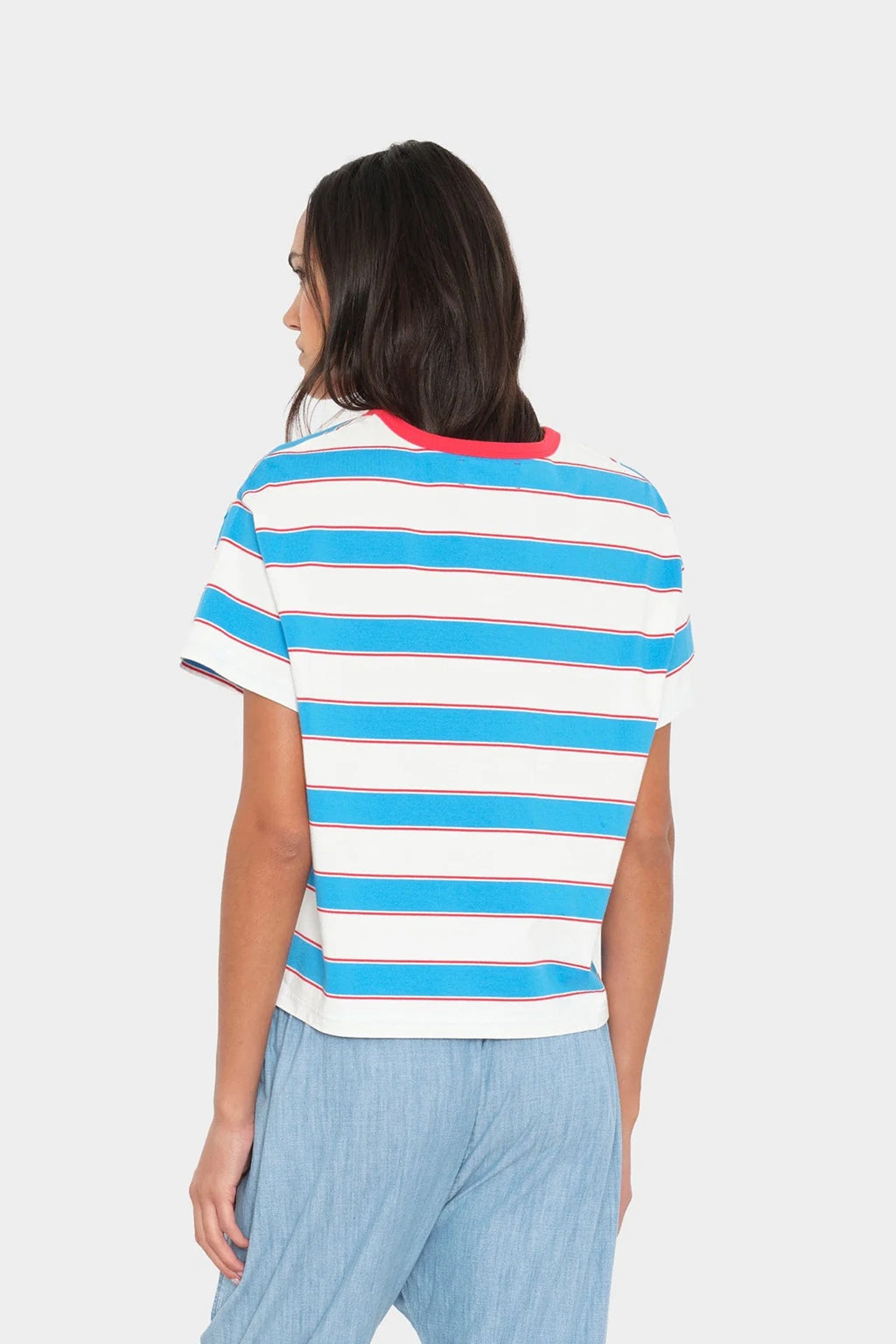 CARTER STRIPE JERSEY TEE