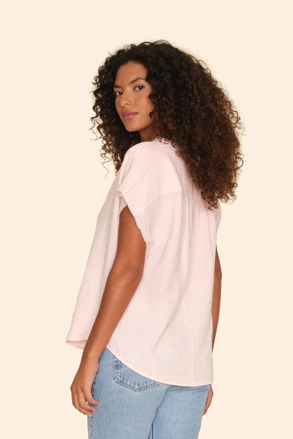 HAUT KANE EN GAUZE XIRENA - TAILLE M