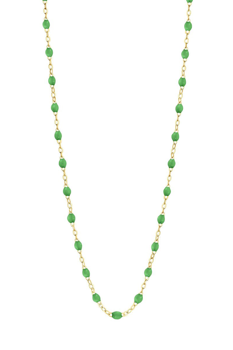 CLASSIC 16" GIGI NECKLACE IN GREEN