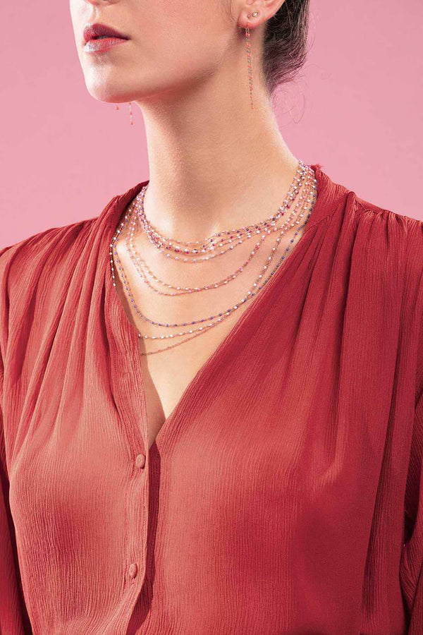 CLASSIC 16" GIGI NECKLACE IN FUCHSIA